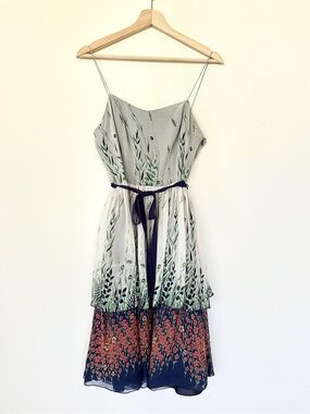 Anna Sui for Anthropologie "Endless Fields Silk Dress"
